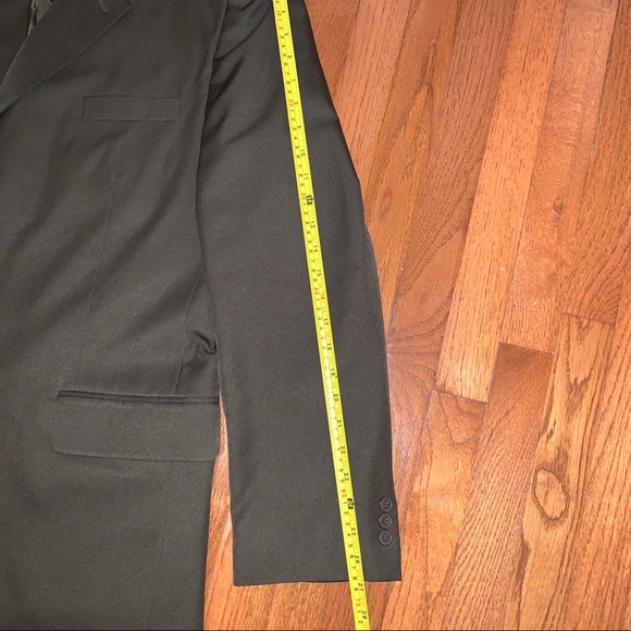 Bonellin Brown Two Piece Men’s Suit Sz 44R - Picture 5 of 14